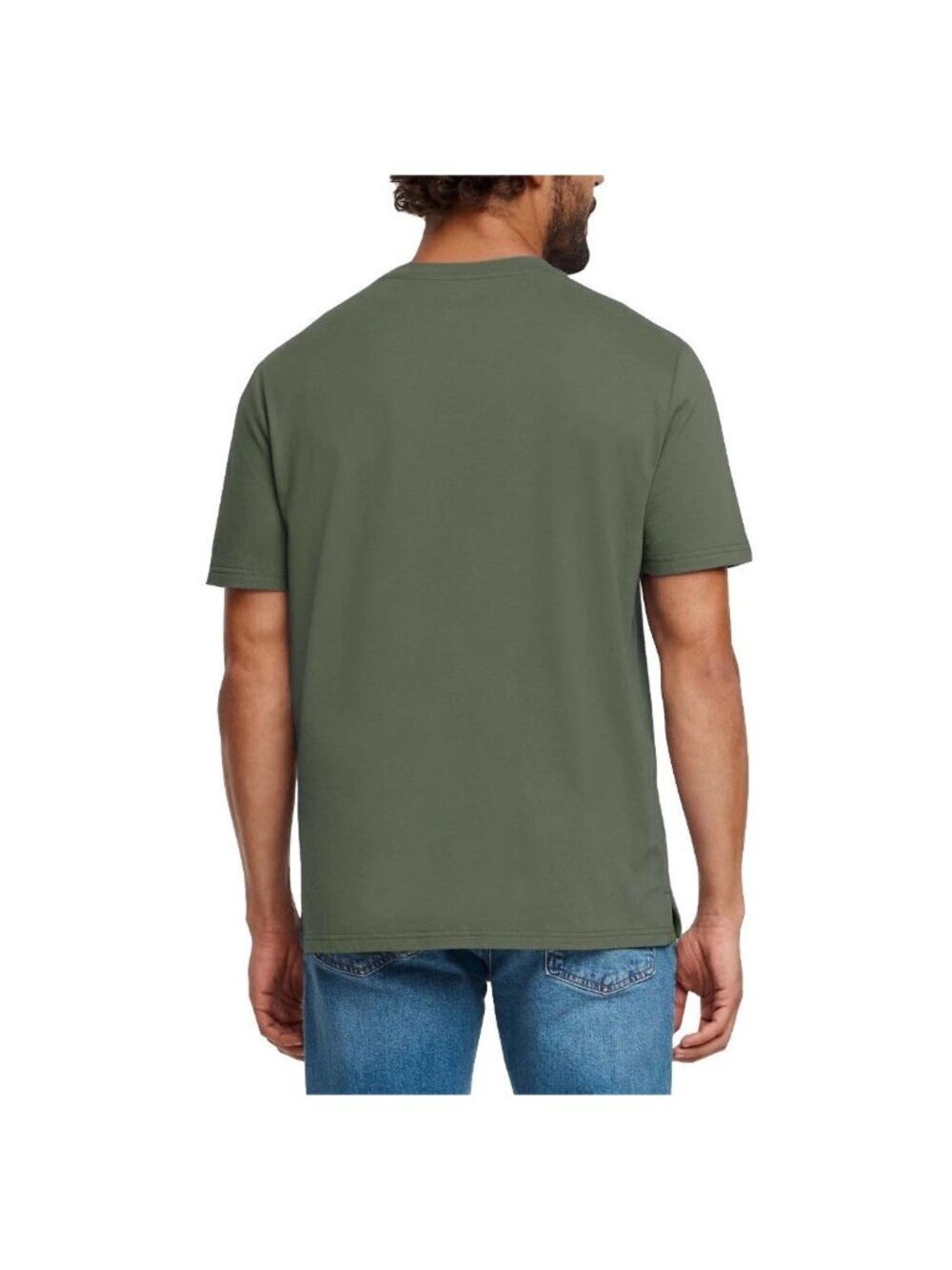 NWOT Gap Men's XL Green Henley Short Sleeve T-Shirt - Picture 2 of 10